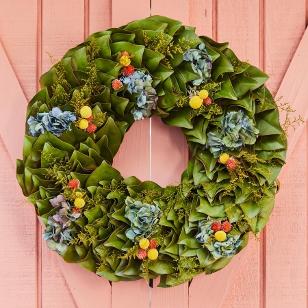 Pom-Pom Spritz Wreath