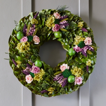 Limes & Roses Wreath