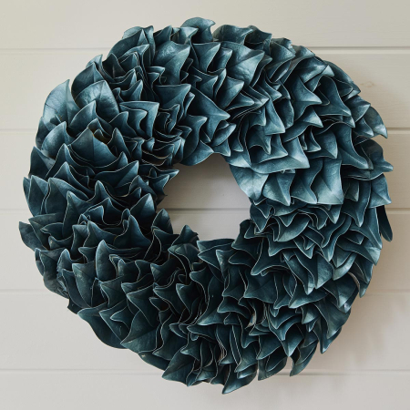 Ocean Mist Lacquer Wreath