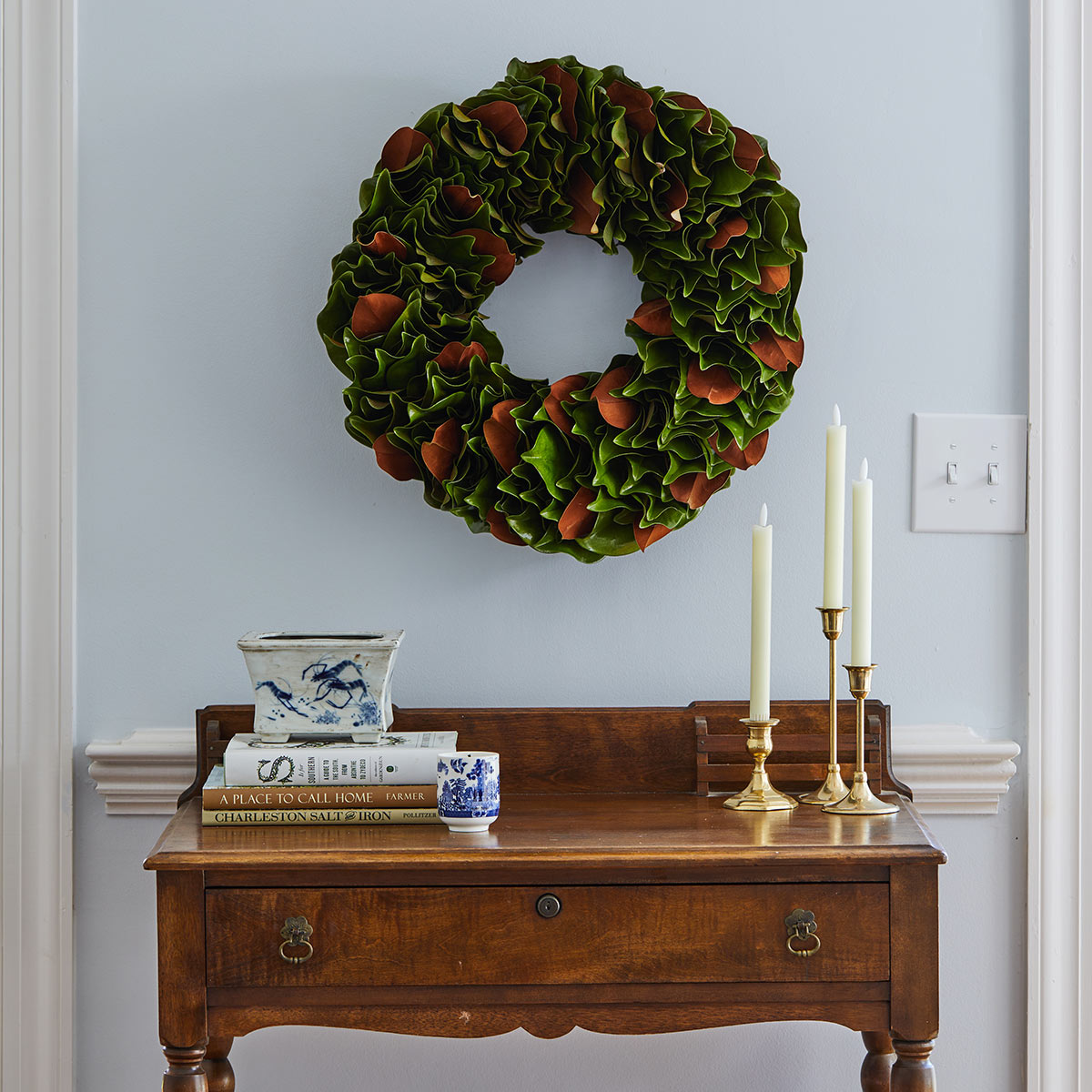 Granny Smith & Copper Lacquer Wreath