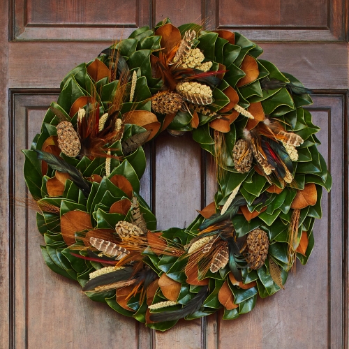 Turkey Pheasant Wreath