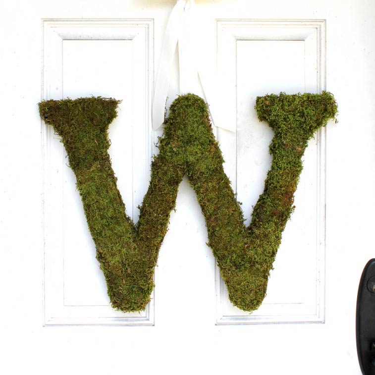 Fresh Moss Letters